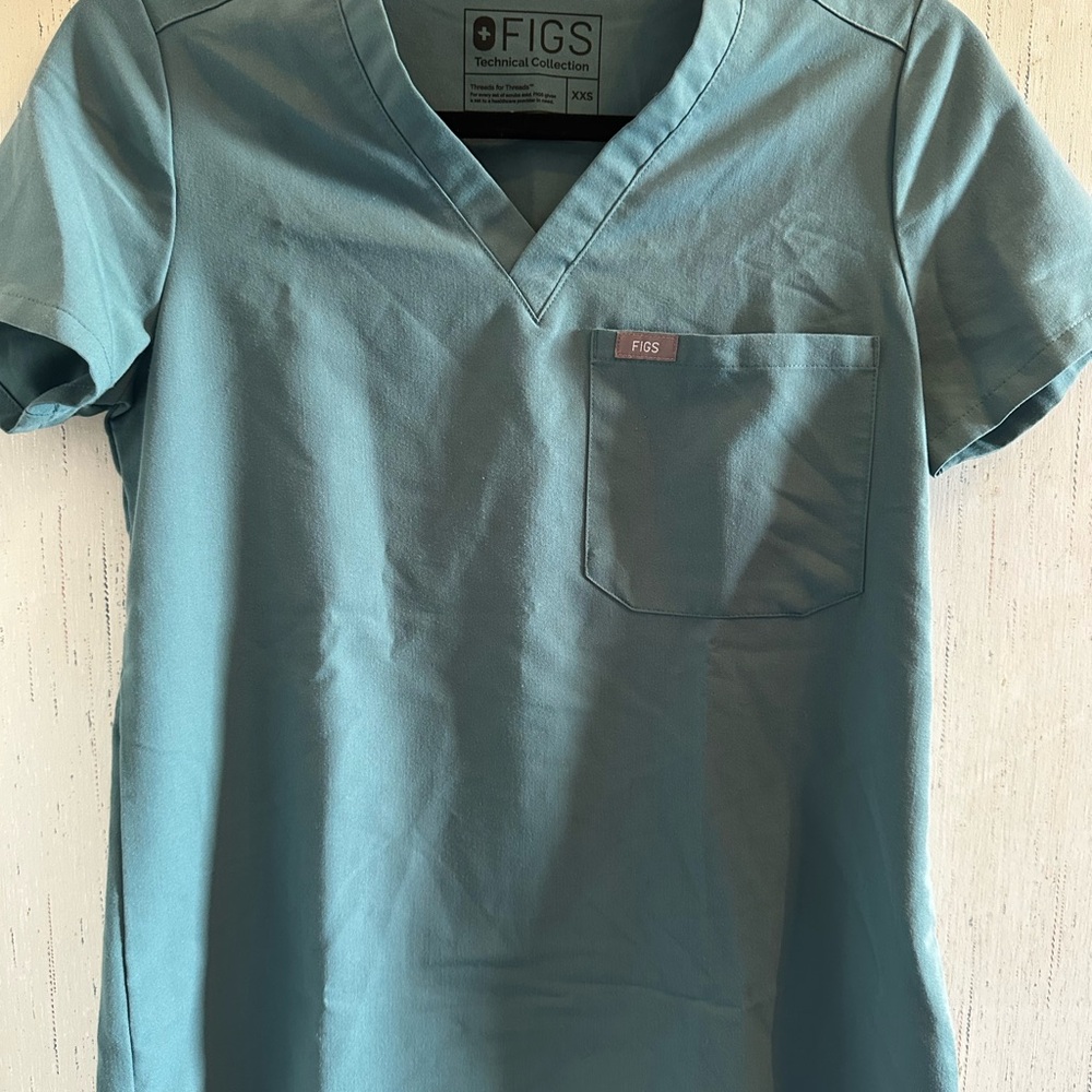 Figs Blue Scrub Set